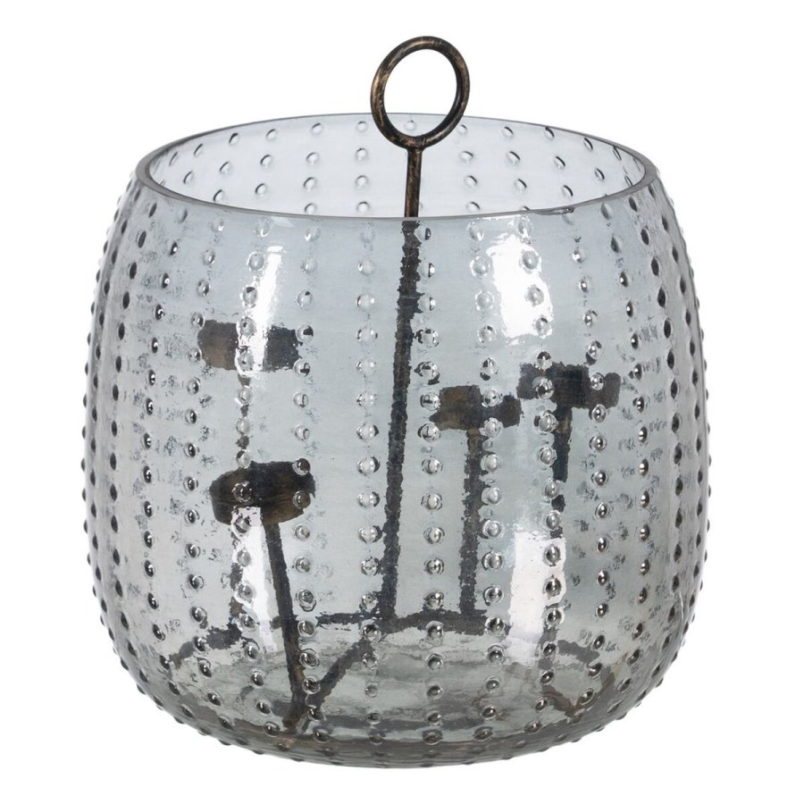 Lyseholder Gr Metal Krystal 28 x 28 x 25 cm #1