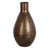 Vase Bronze Gylden Aluminium 30 x 30 x 56 cm #1