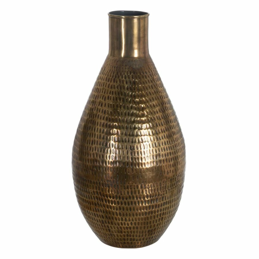 Vase Bronze Gylden Aluminium 32 x 32 x 62,5 cm #1