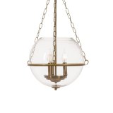 Loftslampe Gylden Krystal Jern 220-240 V 35 x 35 x 70 cm #1