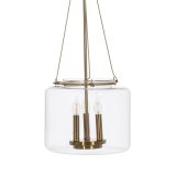 Loftslampe Gylden Krystal Jern 220-240 V 35 x 35 x 72 cm #1