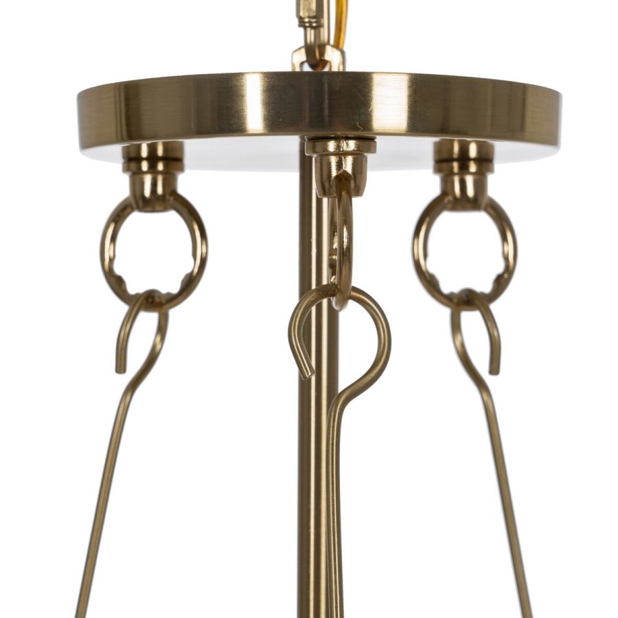 Loftslampe Gylden Krystal Jern 220-240 V 35 x 35 x 72 cm #3