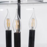 Loftslampe Sort Krystal Jern 220-240 V 35 x 35 x 72 cm #6