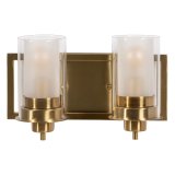 Vglampe Gylden Krystal Jern A 220-240 V 36 x 17 x 21 cm #1