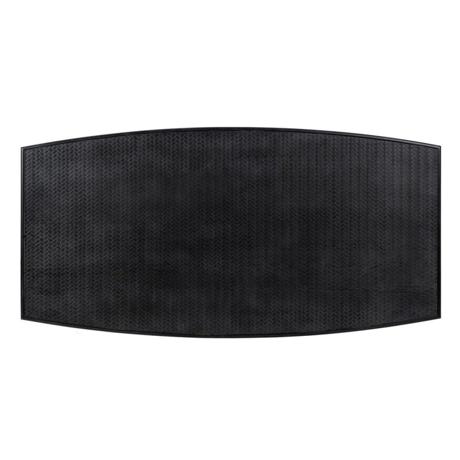 Spisebord OSLO Sort Natur Tr Jern Tr MDF 179 x 90 x 75 cm #3