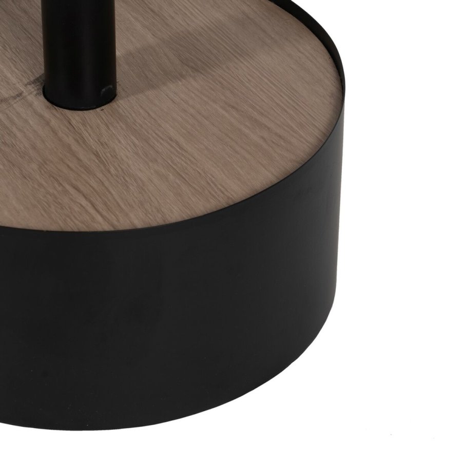 Sofabord Sort Natur 65 x 65 x 37,5 cm #7