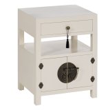 Natbord ORIENTE Hvid Tr MDF 50 x 40 x 66 cm #1
