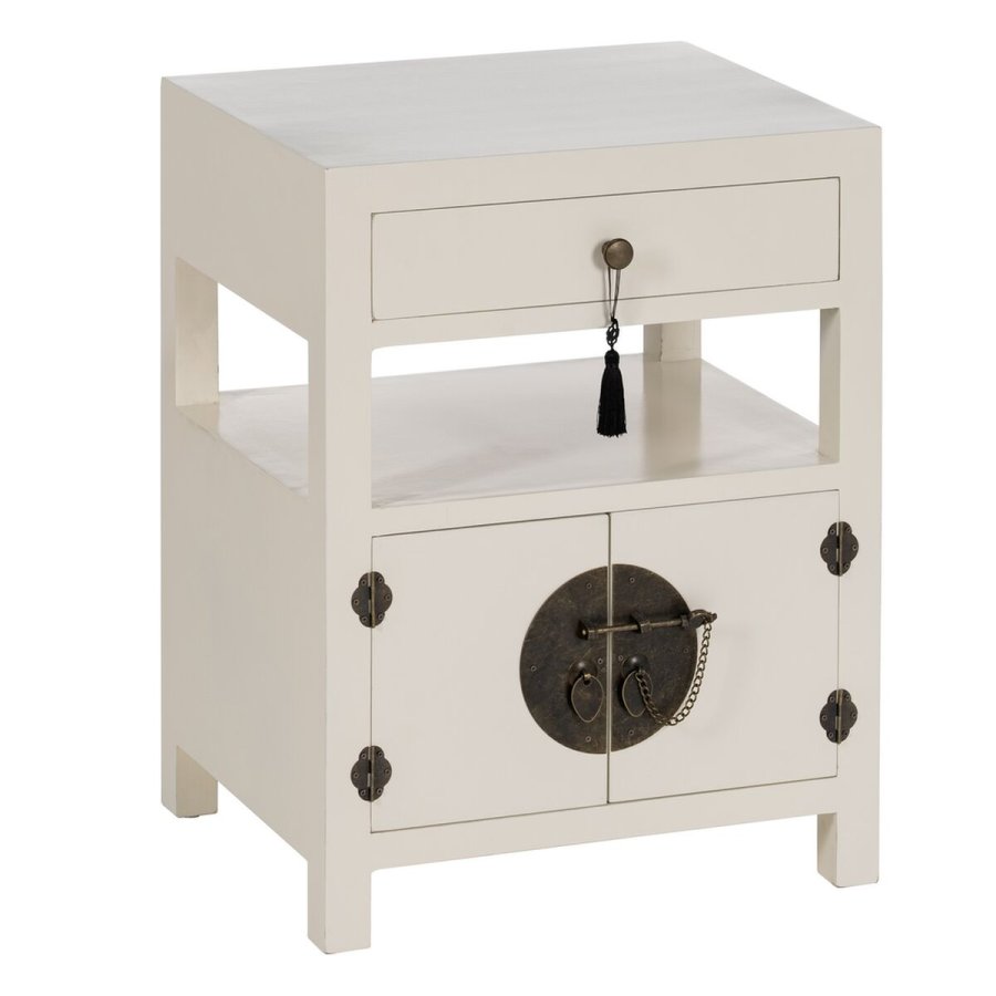Natbord ORIENTE Hvid Tr MDF 50 x 40 x 66 cm #1