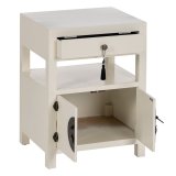 Natbord ORIENTE Hvid Tr MDF 50 x 40 x 66 cm #5