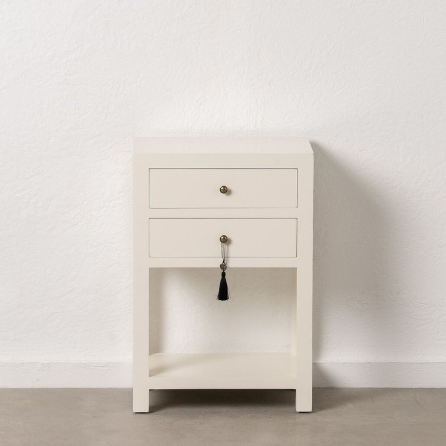 Natbord ORIENT Hvid Gran Tr MDF 45 x 30 x 66 cm #5