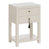 Natbord ORIENT Hvid Gran Tr MDF 45 x 30 x 66 cm #1