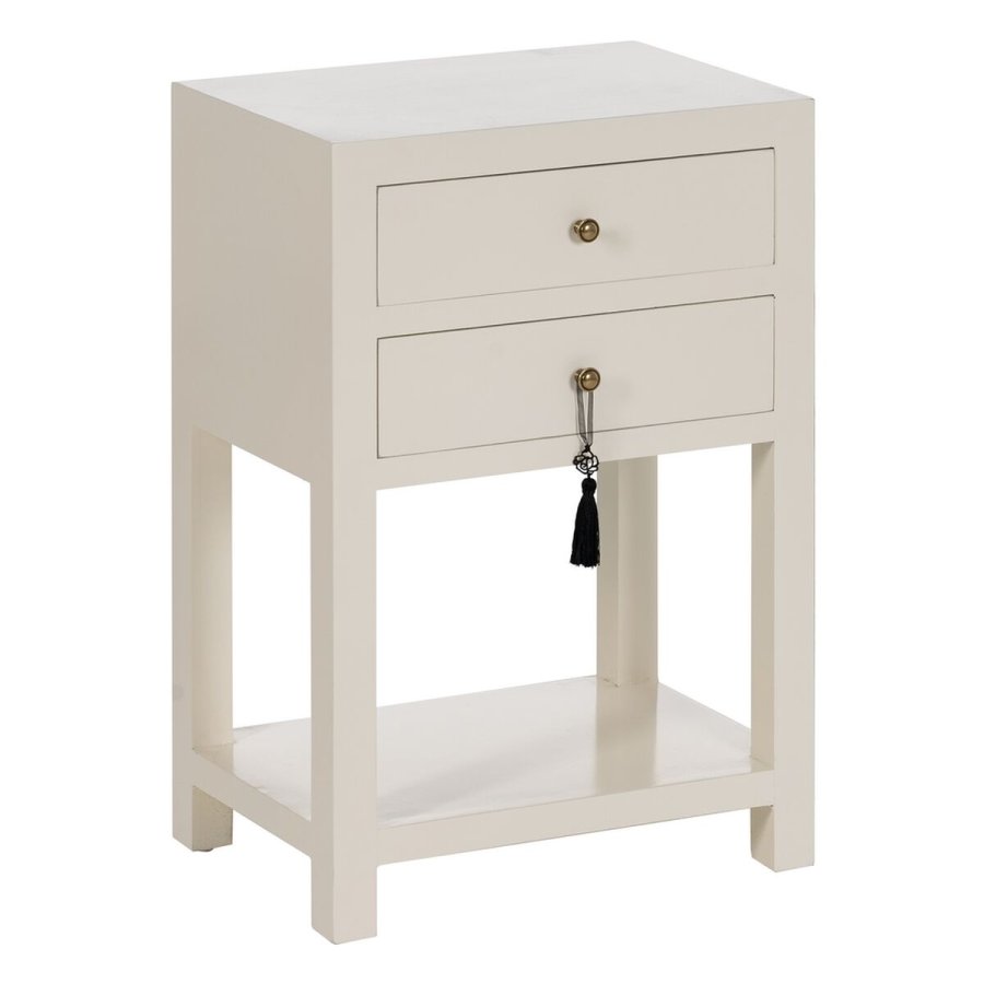 Natbord ORIENT Hvid Gran Tr MDF 45 x 30 x 66 cm #1
