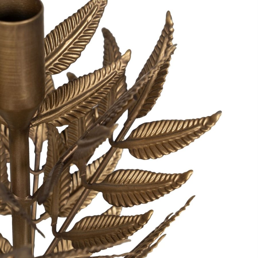 Lyseholder Gylden Jern 17 x 17 x 43 cm #4