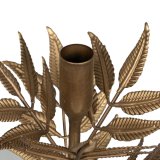 Lyseholder Gylden Jern 17 x 17 x 30 cm #2