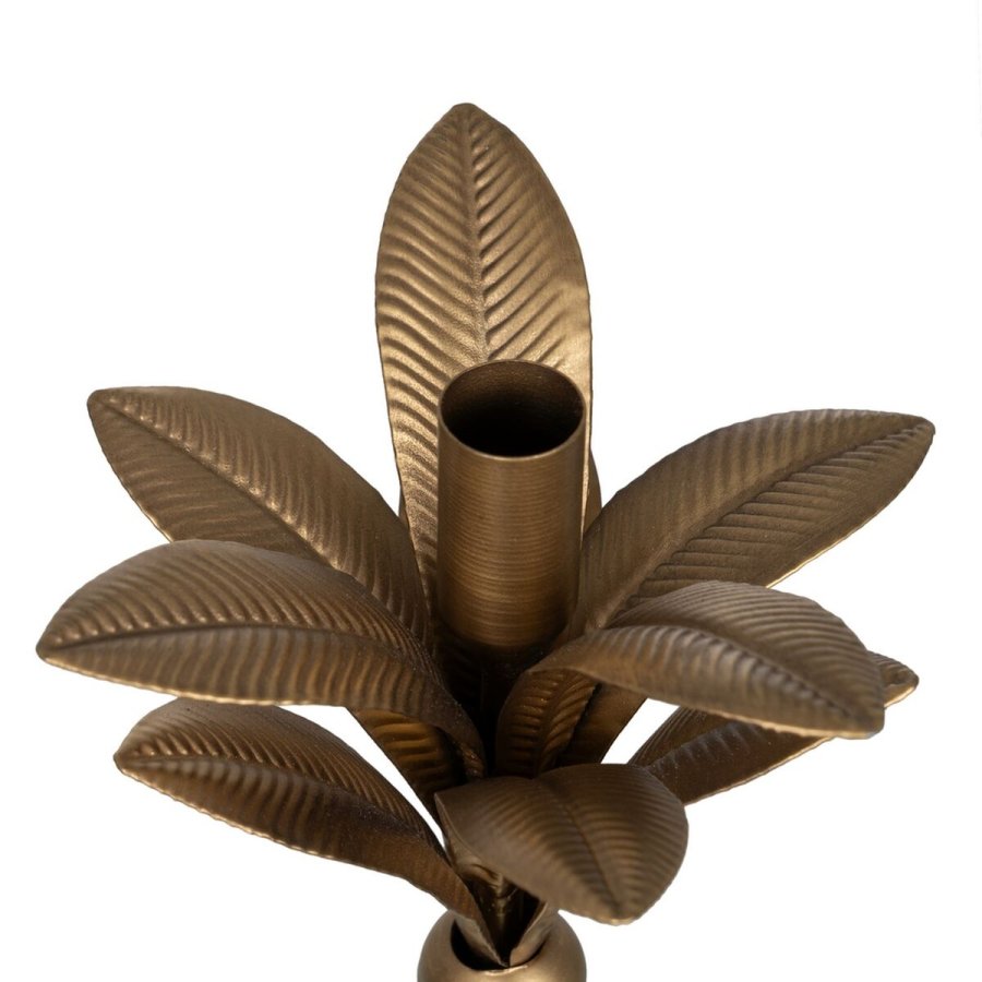 Lyseholder Gylden Jern 15 x 15 x 54 cm #6