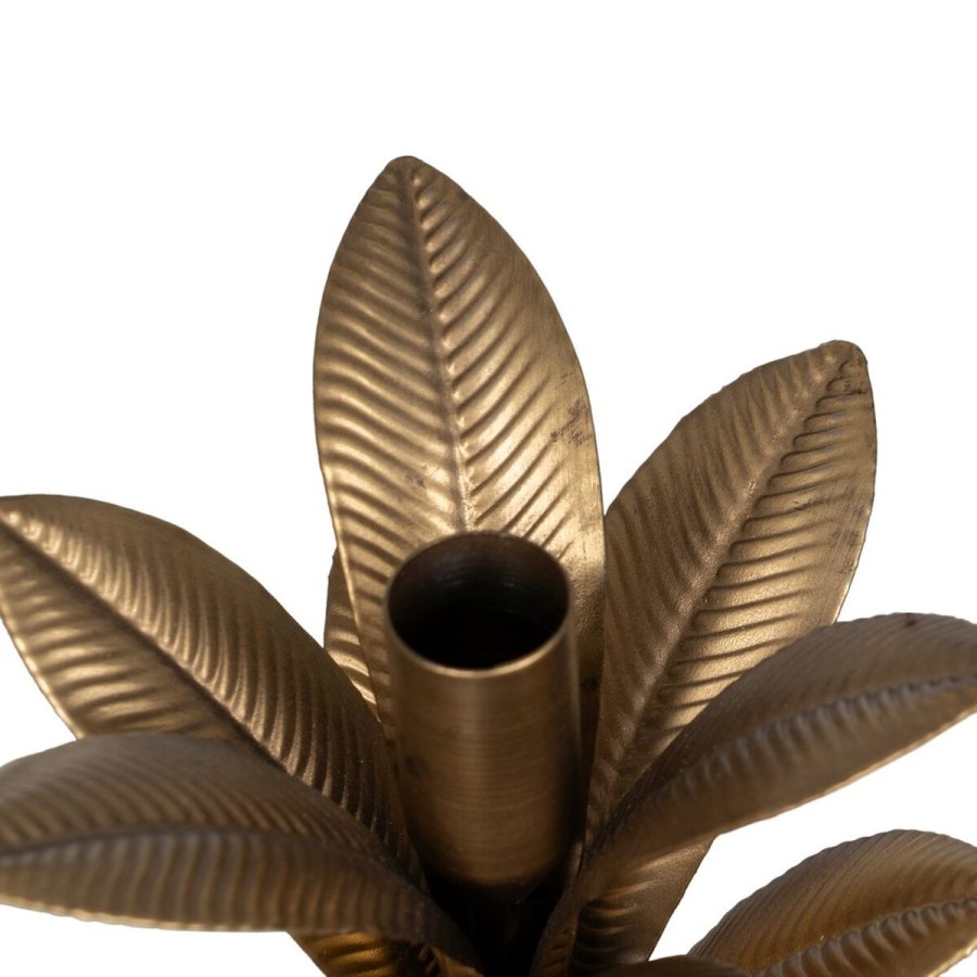 Lyseholder Gylden Jern 15 x 15 x 43 cm #3