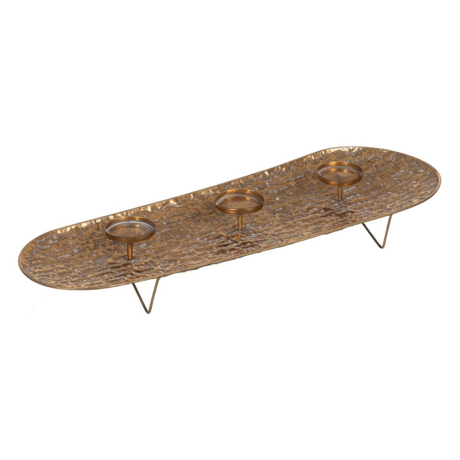Bakke til lys Gylden Jern 78 x 28 x 11,5 cm #1