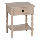 Natbord Hvid 48 x 40 x 61 cm #1