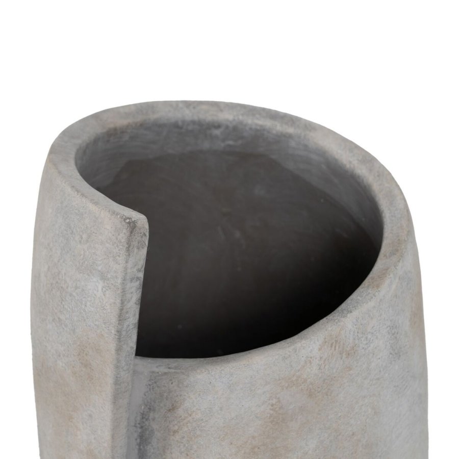 Vase Gr Cement Ansigt 21 x 18 x 32,5 cm #3