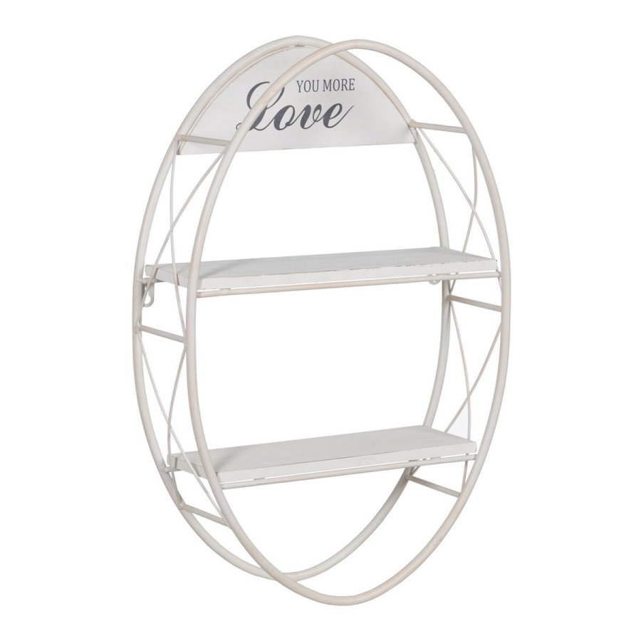 Hylder Hvid Jern 40 x 13,5 x 60 cm #1