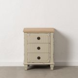 Natbord Fldefarvet Natur Gran Tr MDF 48 x 36 x 61 cm #5