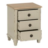 Natbord Fldefarvet Natur Gran Tr MDF 48 x 36 x 61 cm #9