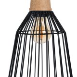 Loftslampe Sort Natur Tr Jern 220-240 V 20 x 19,5 cm #5