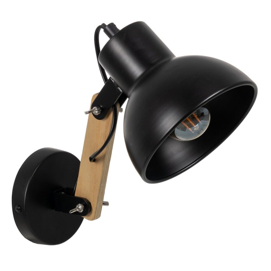 V�glampe Sort Beige Tr� Jern A 220-240 V 28 x 15 x 22 cm #1