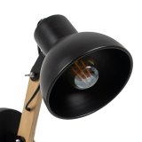 V�glampe Sort Beige Tr� Jern A 220-240 V 28 x 15 x 22 cm #3