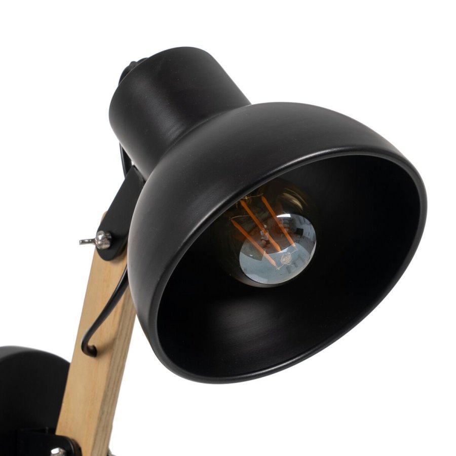 V�glampe Sort Beige Tr� Jern A 220-240 V 28 x 15 x 22 cm #3