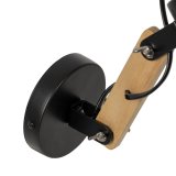 V�glampe Sort Beige Tr� Jern A 220-240 V 28 x 15 x 22 cm #2