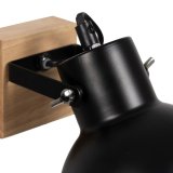 V�glampe Sort Beige Tr� Jern 220-240 V 21 x 14 x 17 cm #3