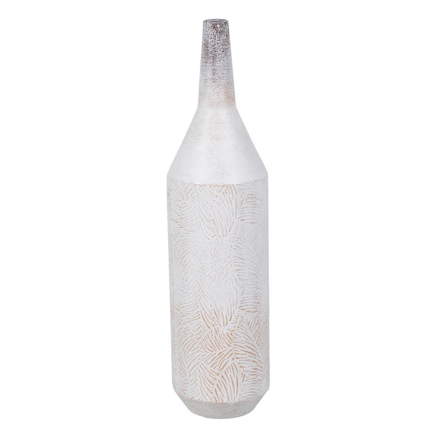 Vase Hvid Jern 15 x 15 x 60,5 cm #1