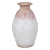 Vase Hvid Jern 28 x 28 x 45,5 cm #1