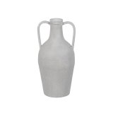 Vase Hvid Jern 18,5 x 18,5 x 38,5 cm #1