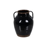 Vase Sort Jern 18,5 x 18,5 x 22 cm #1