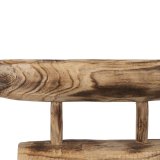 Borddekoration Beige Paulonia tr 76 x 13 x 26 cm Fisk #4