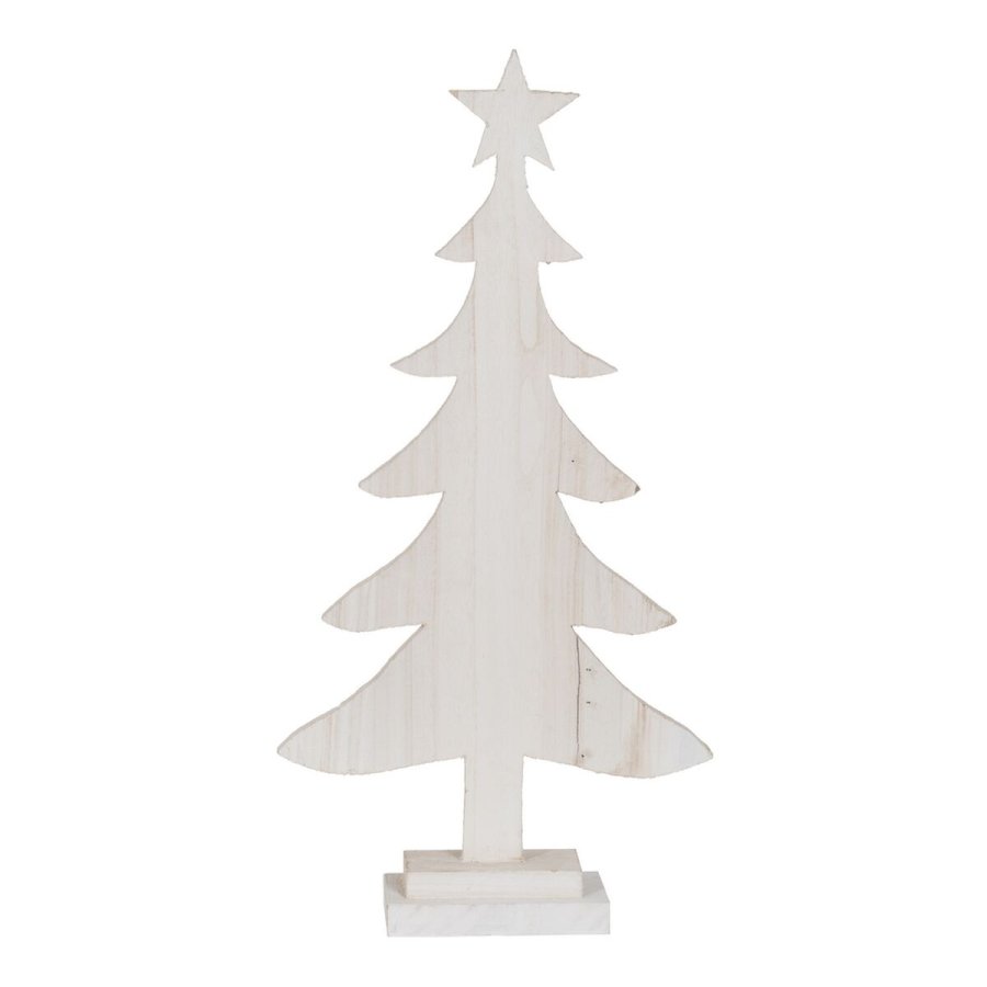 Juletr Hvid Paulonia tr Tr 40 x 2 x 80 cm #1