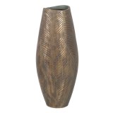 Vase Grn Gylden Polyesterharpisk 22 x 22 x 54 cm #1