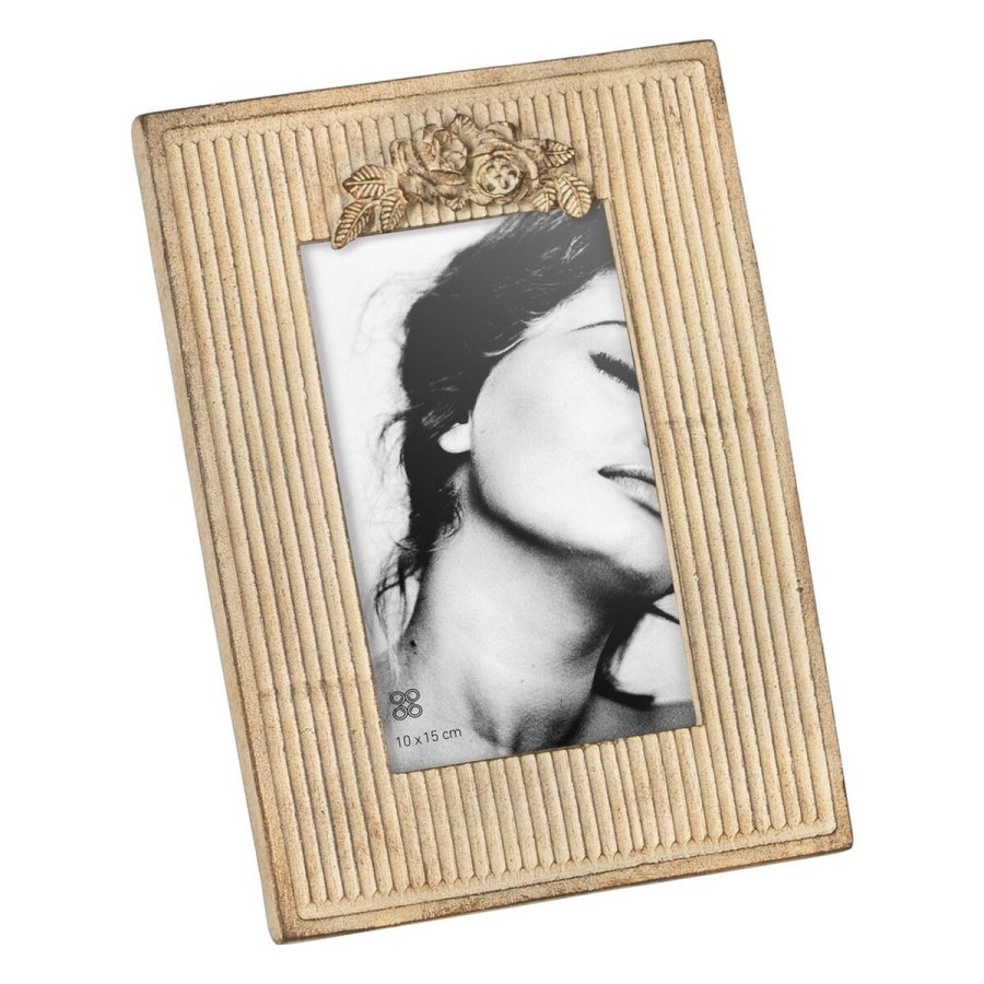 Fotoramme Beige Polyesterharpisk 17,2 x 2,5 x 22,2 cm #1