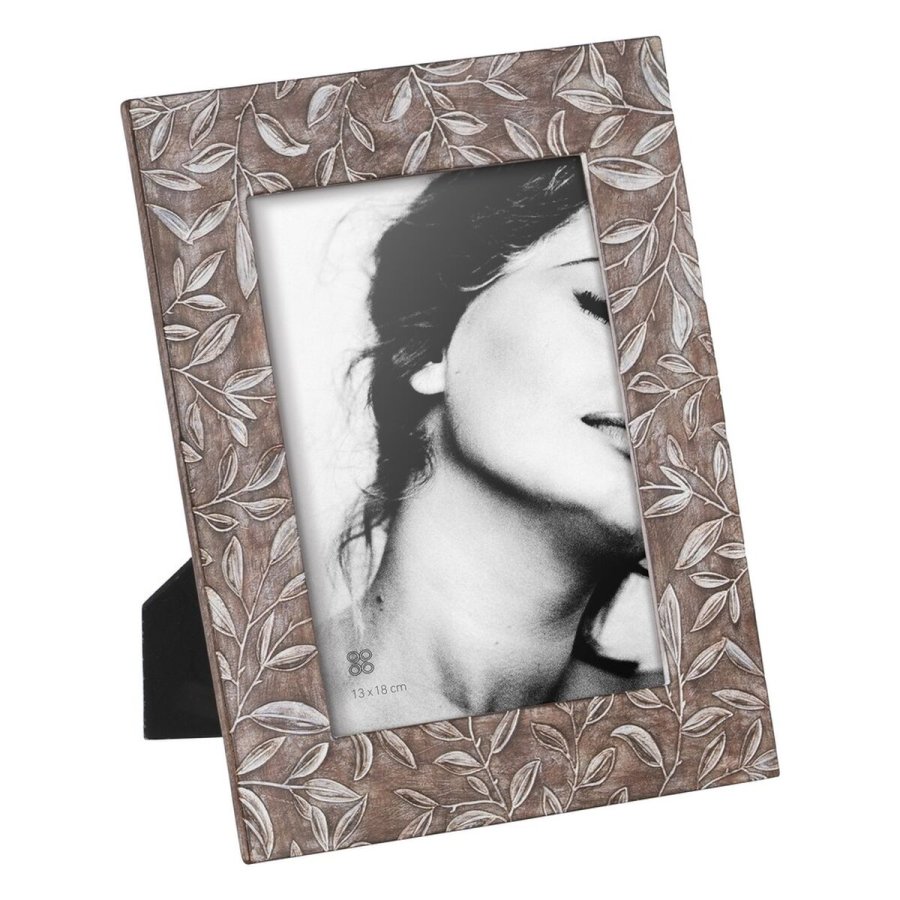 Fotoramme Beige Polyesterharpisk 18,5 x 1,5 x 23,5 cm #1