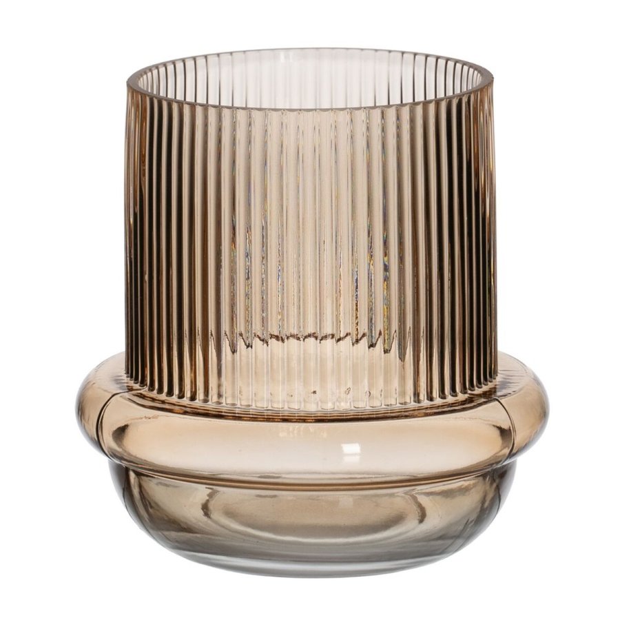 Vase Brun Krystal 15 x 15 x 16 cm #1