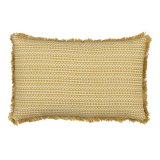 Pude Bomuld Beige Sennep 50 x 30 cm #1
