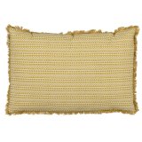 Pude Bomuld Beige Sennep 60 x 40 cm #1