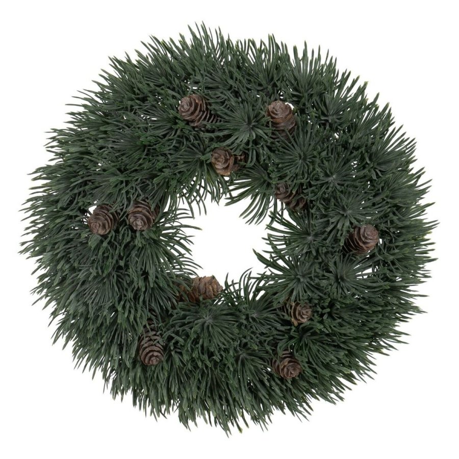 Adventskrans Grn PVC 28 x 28 cm #1