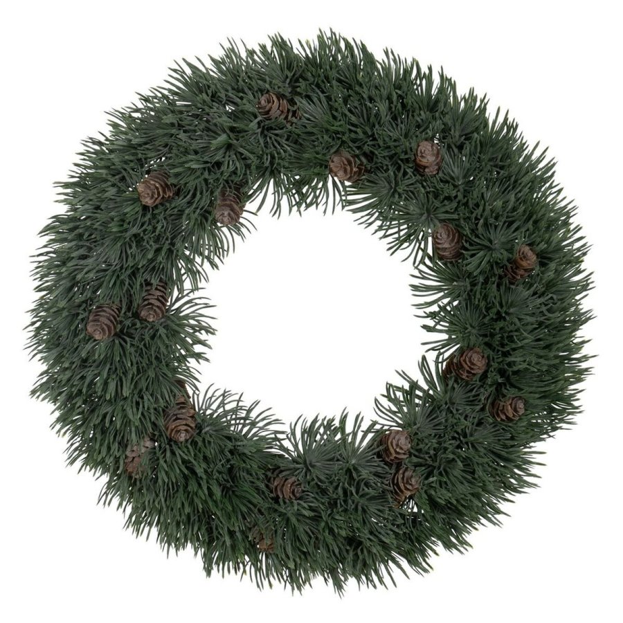 Adventskrans Grn PVC 38 x 38 cm #1