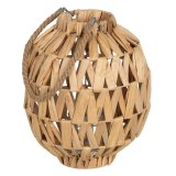 Laantarn Lyseholder Laantarn Beige Metal Krystal Vand-hyciant 27 x 27 x 32,5 cm #1