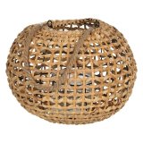 Laantarn Lyseholder Laantarn Beige Metal Krystal Vand-hyciant 38 x 38 x 27 cm #1