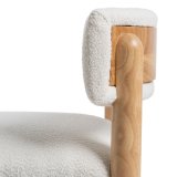 Lnestol Hvid Natur Polyuretan Gummitr 62 x 62 x 71 cm #7