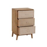 Natbord GEREL Natur Gran Tr MDF Naturlig fiber 46 x 37 x 76 cm #9